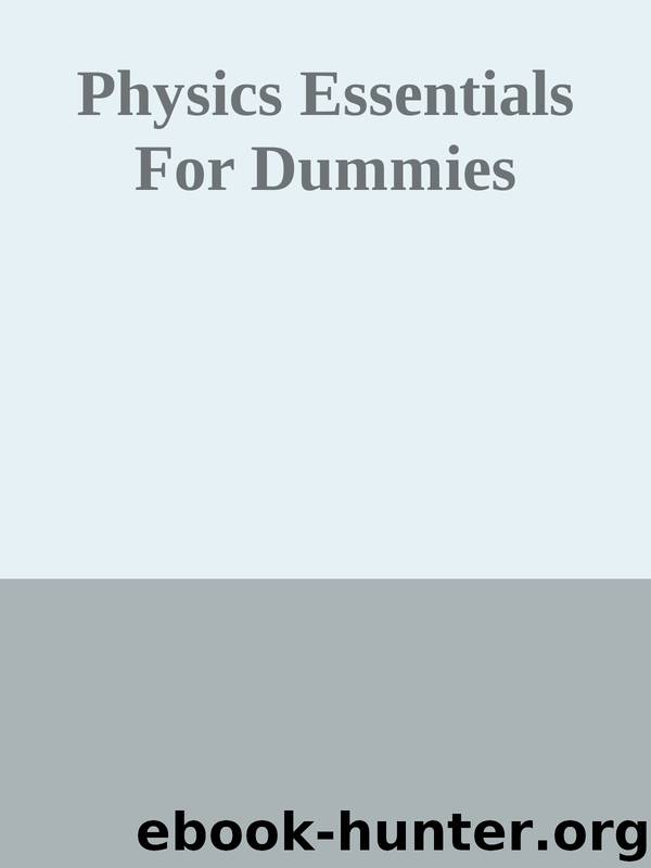 Physics Essentials For Dummies by Unknown