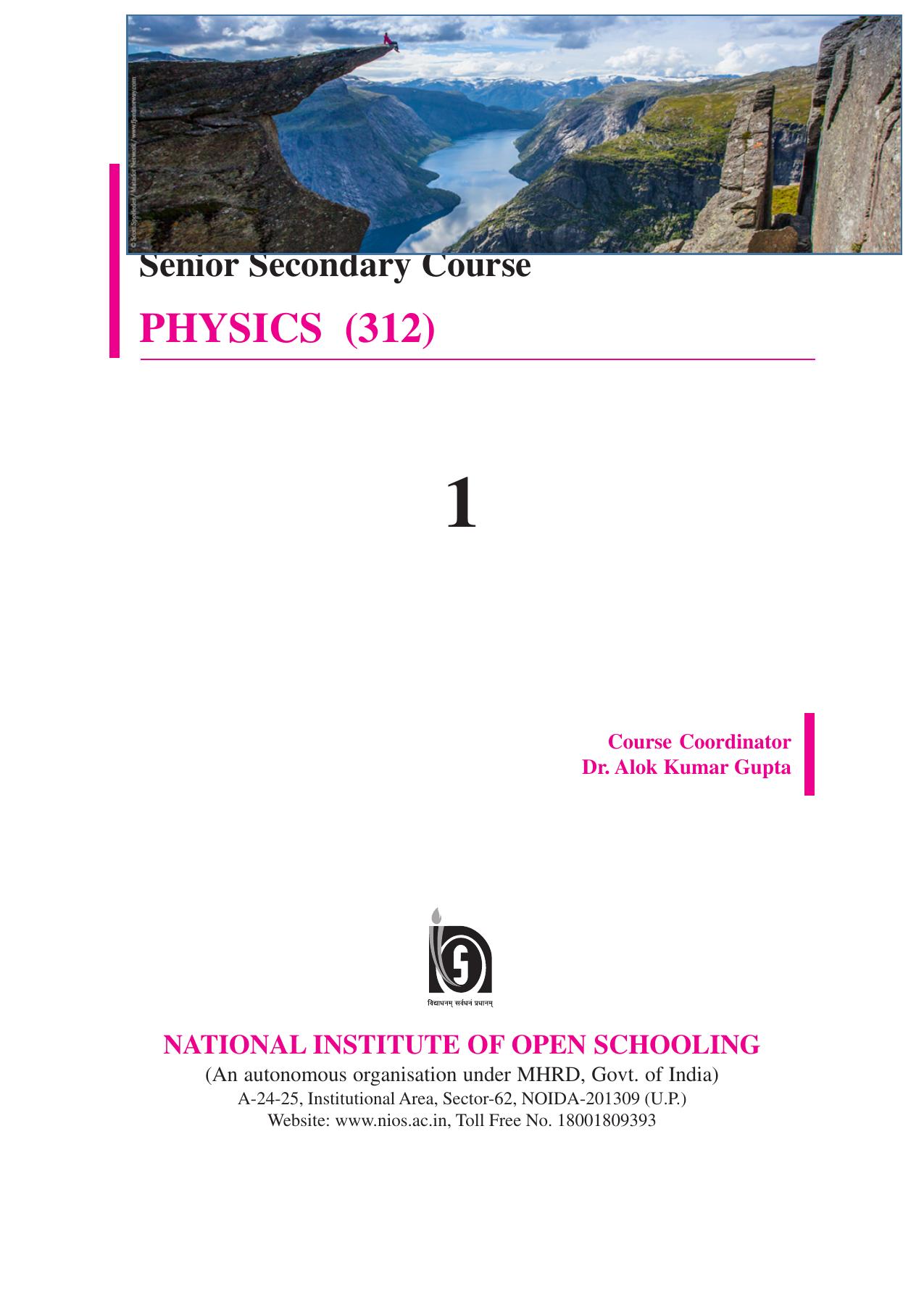 Physics National Institute of Open Schooling by Alok Kumar Gupta