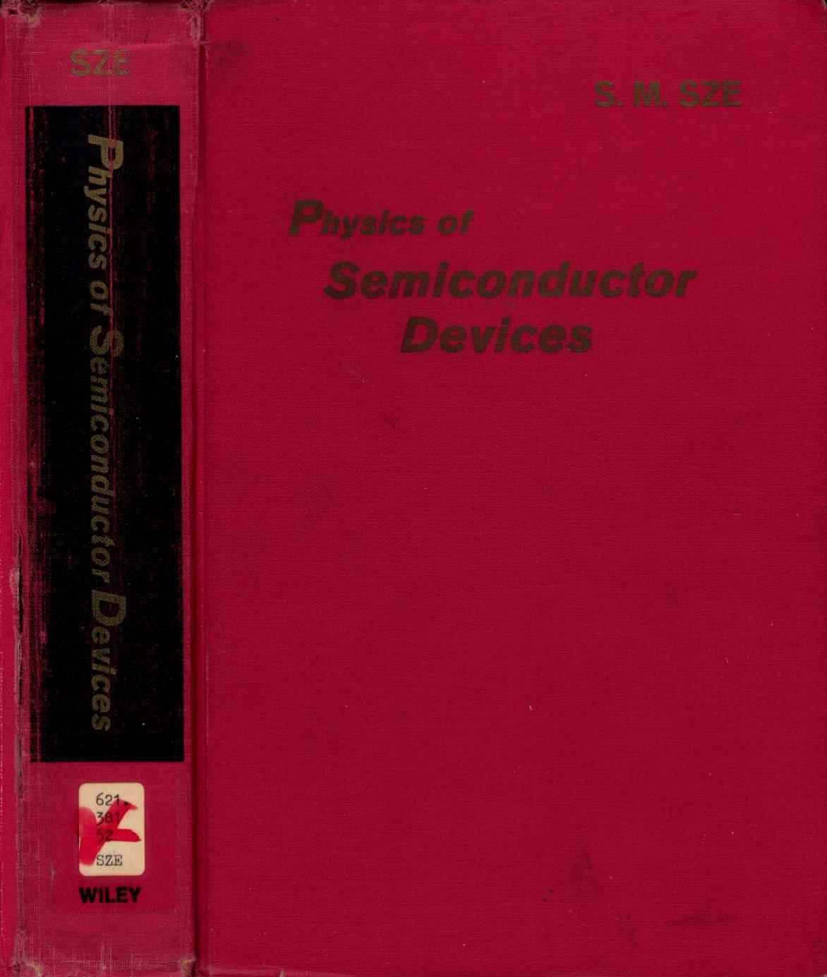 Physics Of Semiconductor Devices 1 by Unknown