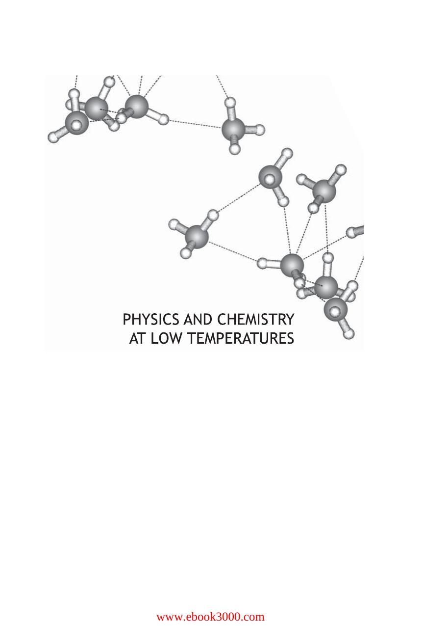 Physics and Chemistry at Low Temperatures by Unknow