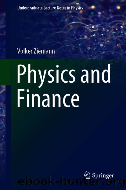 Physics and Finance by Volker Ziemann