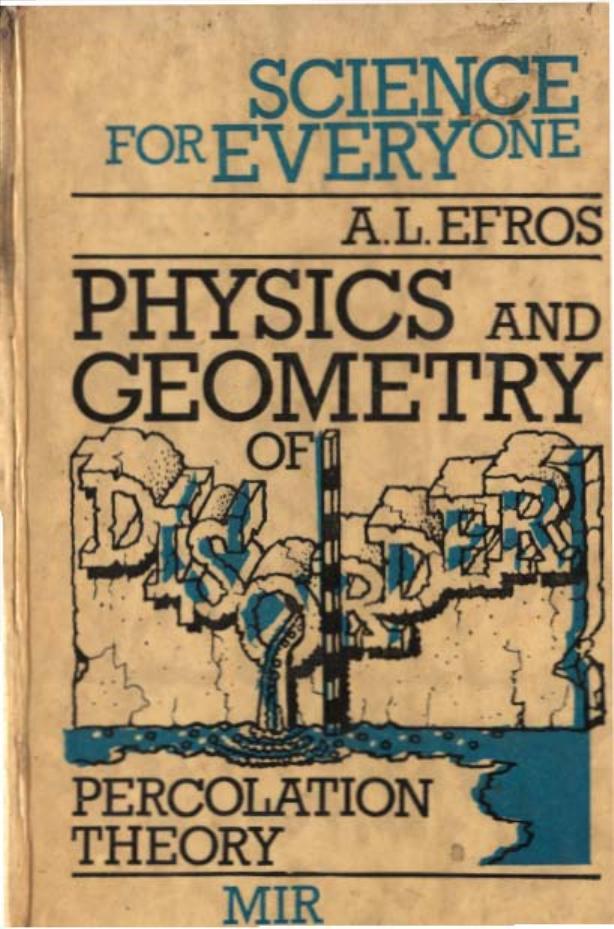 Physics and Geometry of Disorder: Percolation Theory by Unknow
