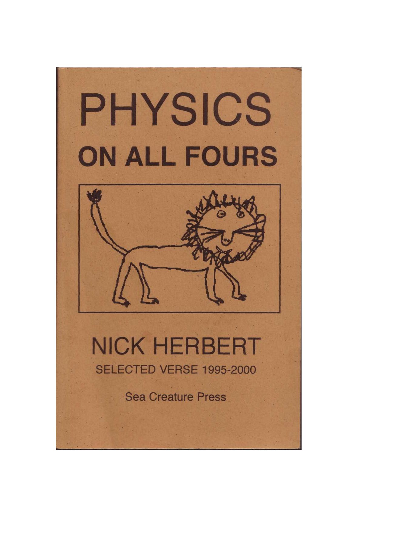 Physics on All Fours by Nick Herbert