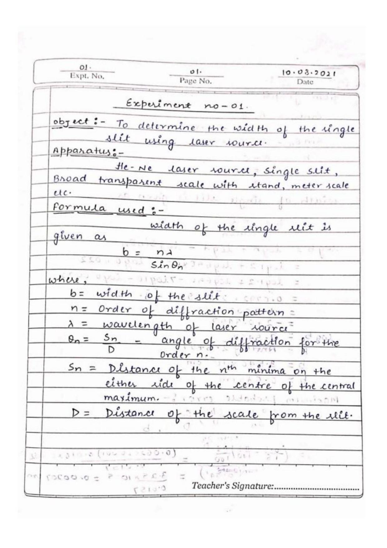 Physics practical file B.Sc. 3rd year VBSPU by Shivanshu Pandey