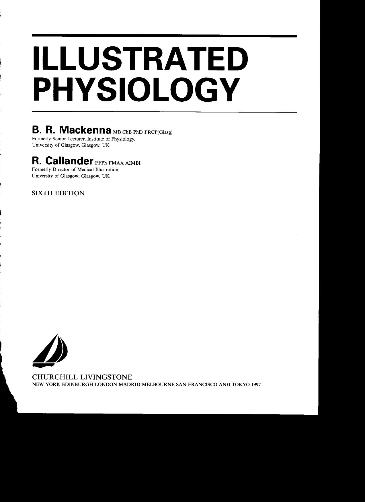 Physiology Illustrated 6th Ed by Unknown
