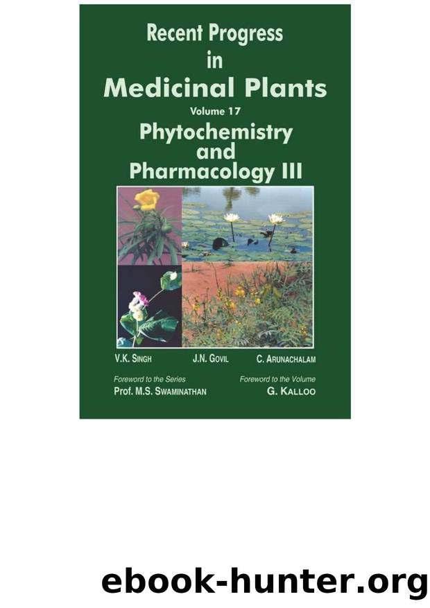 Phytochemistry and Pharmacology III by V. K. Singh & J. N. Govil & C. Arunachalam