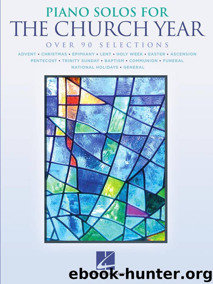 Piano Solos for the Church Year Songbook by Hal Leonard Corp