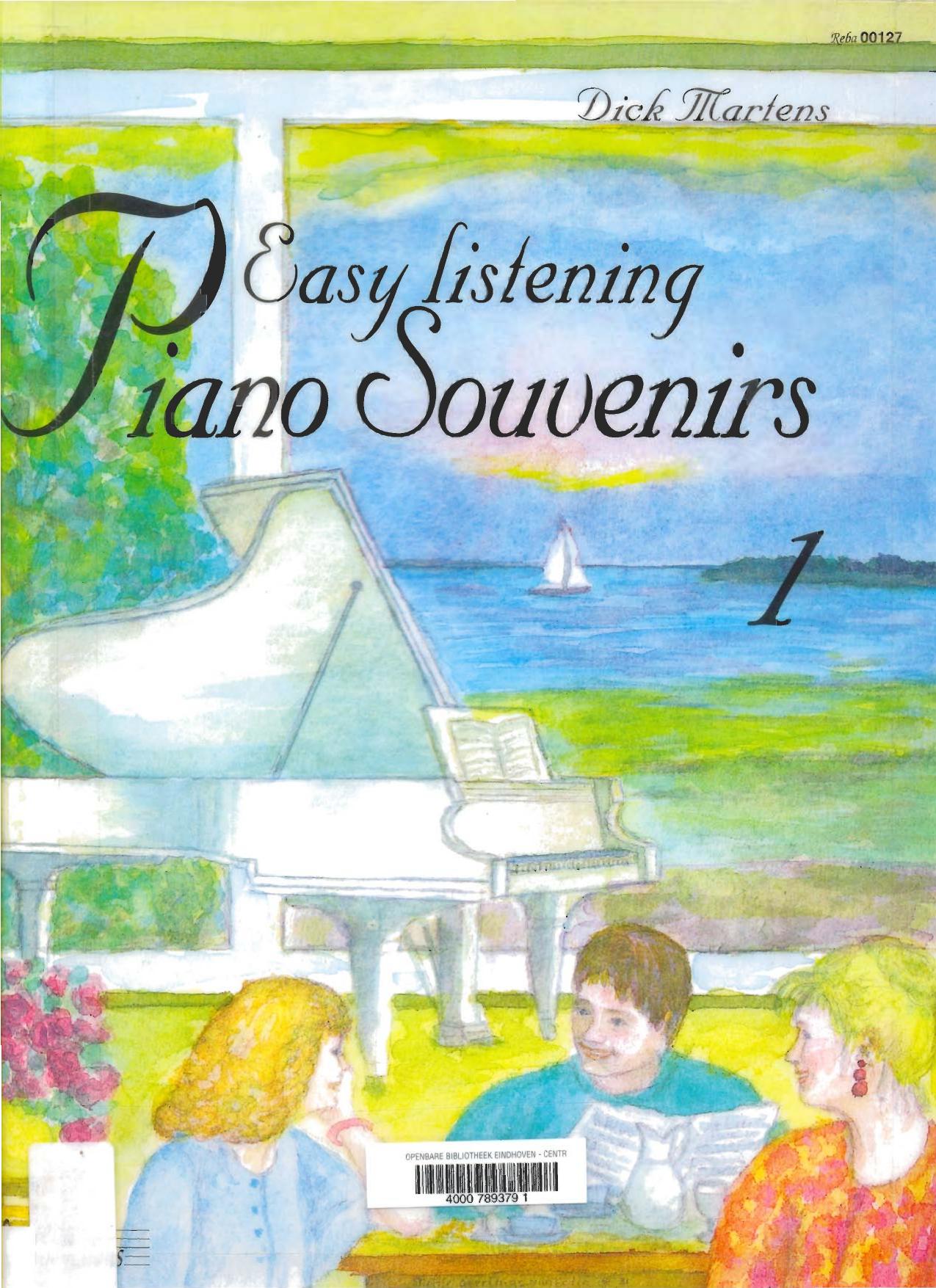 Piano Souvenirs 1 Easy Listening by Martens Dick