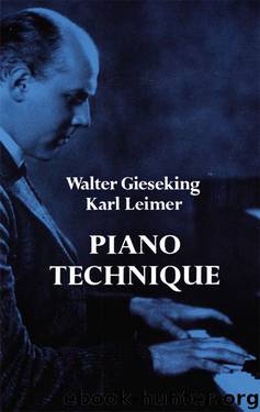 Piano Technique (Dover Books on Music) by Walter Gieseking & Karl Leimer