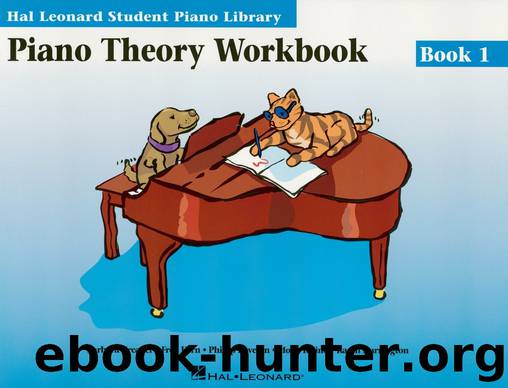 Piano Theory Workbook Book 1 (Music Instruction) by Fred Kern