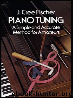 Piano Tuning: A Simple and Accurate Method for Amateurs (Dover Books on Music) by J. Cree Fischer