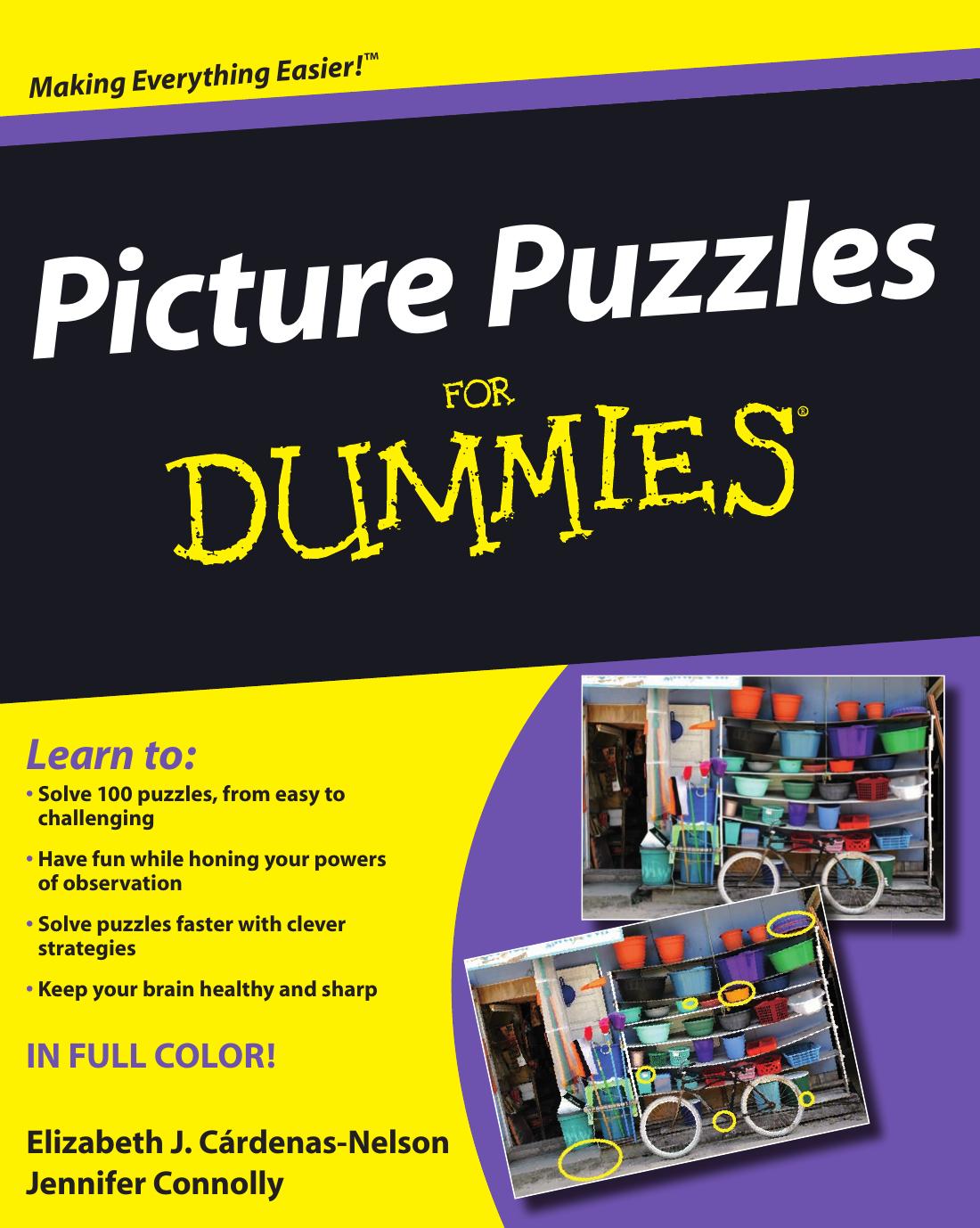 Picture Puzzles For Dummies by Elizabeth J. Cardenas-Nelson by Unknown