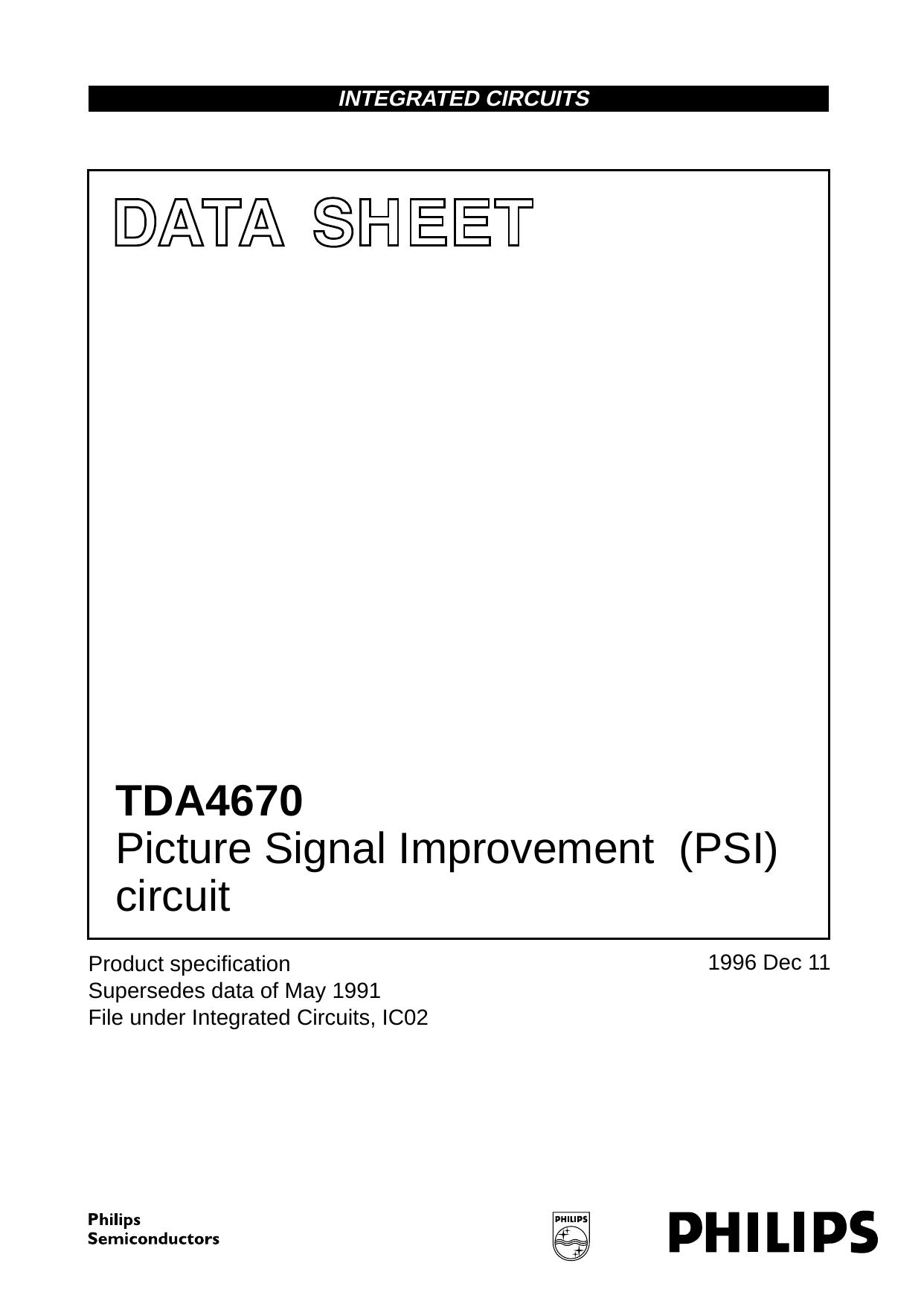Picture Signal Improvement (PSI) circuit by Philips Semiconductors