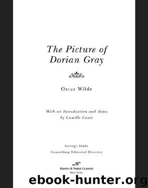 Picture of Dorian Gray (Barnes & Noble Classics Series) by Oscar Wilde