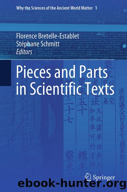 Pieces and Parts in Scientific Texts by Unknown
