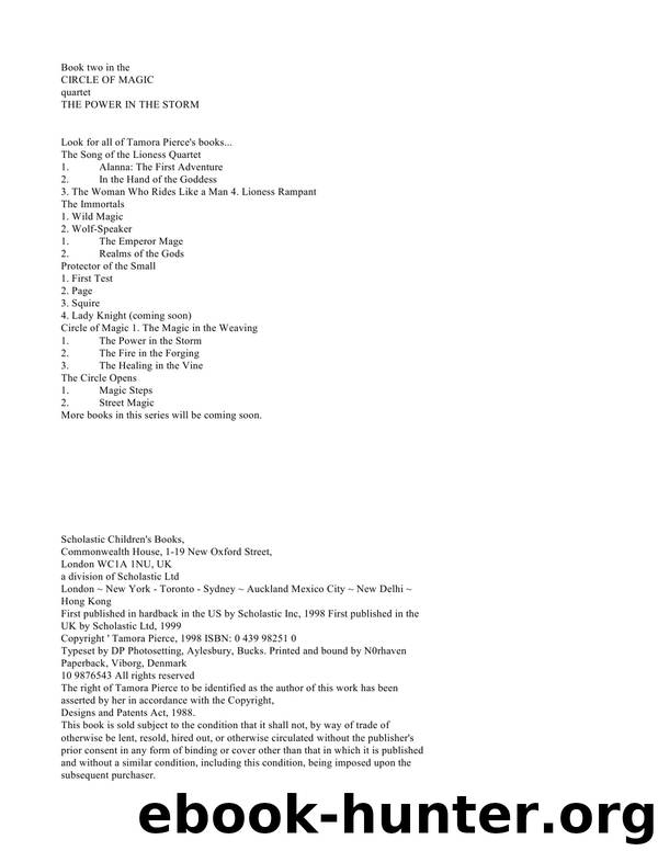 Pierce, Tamora - Circle Of Magic 02 by Pierce Tamora