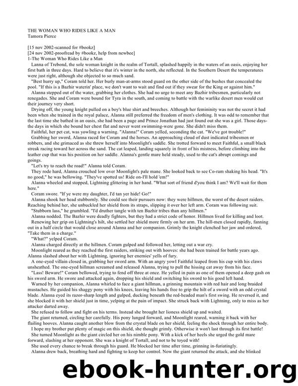 Pierce, Tamora - The Song Of The Lioness Quartet 03 - Alanna by Pierce Tamora