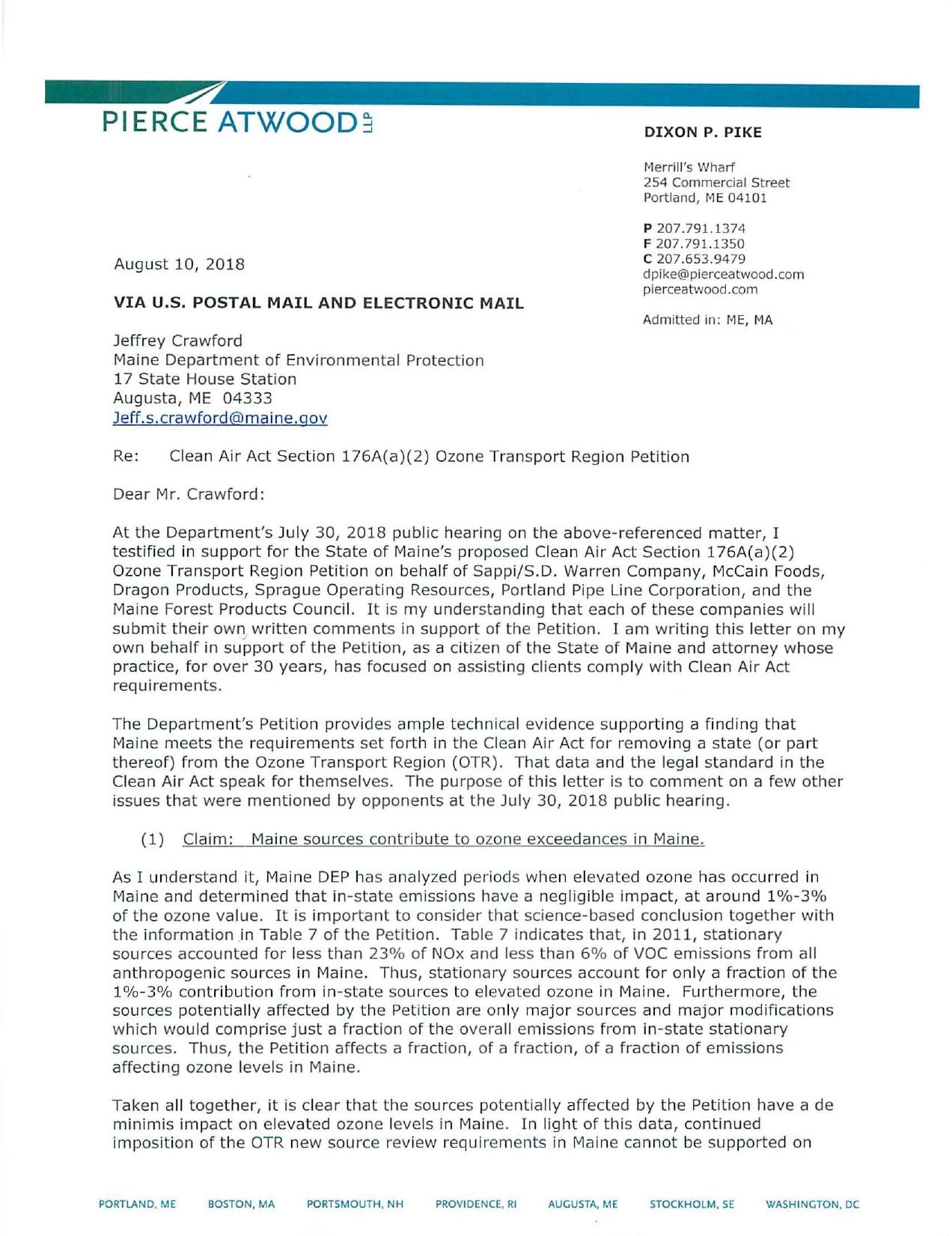 Pike, Dixon Pierce Atwood by Unknown