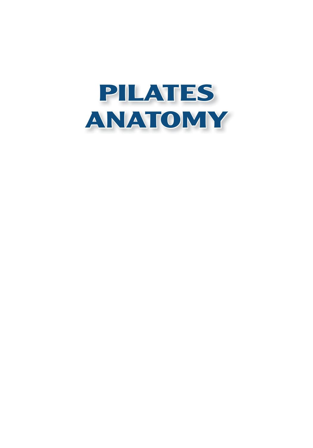 Pilates Anatomy by Unknow