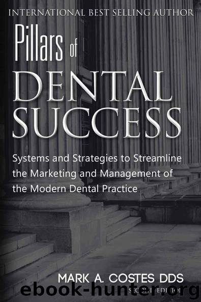 Pillars of Dental Success: Systems and Strategies to Streamline the Marketing and Management of the Modern Dental Practice by Mark Costes