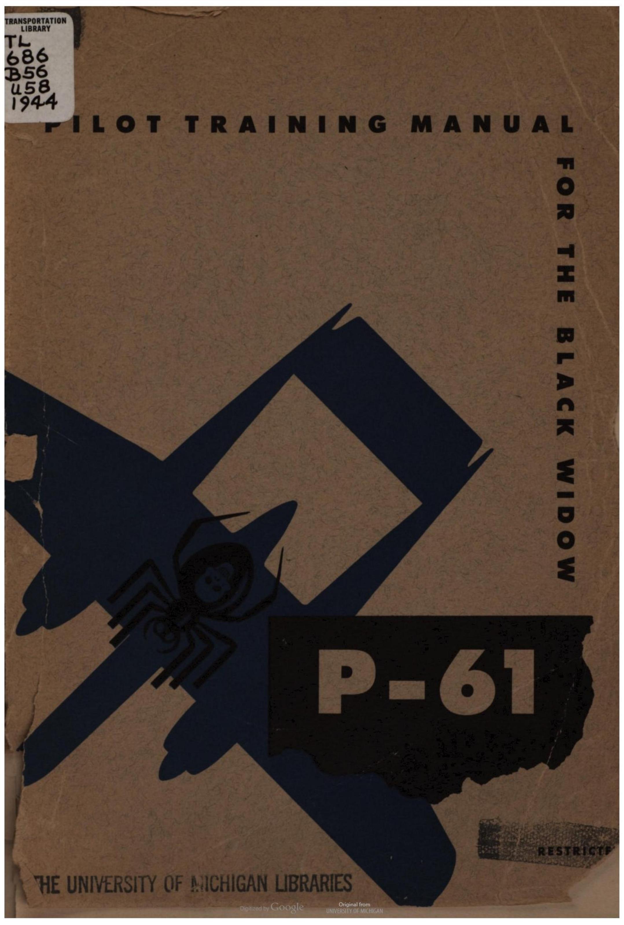 Pilot training manual for the P-40 by unknow