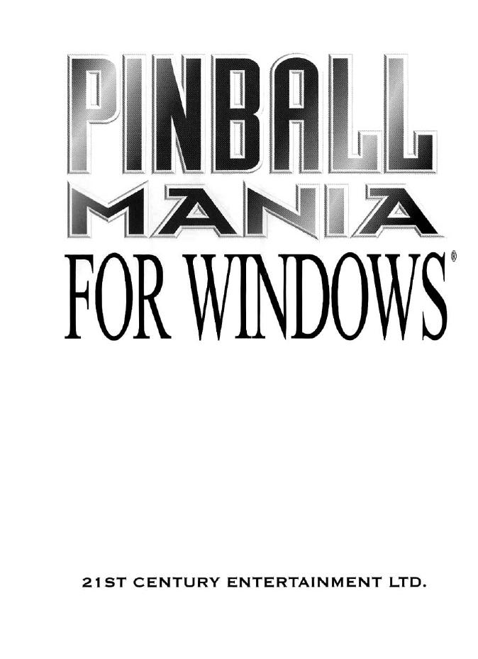 Pinball Mania (Manuel) by Scan x Hoagie - Pdf x Batjijo