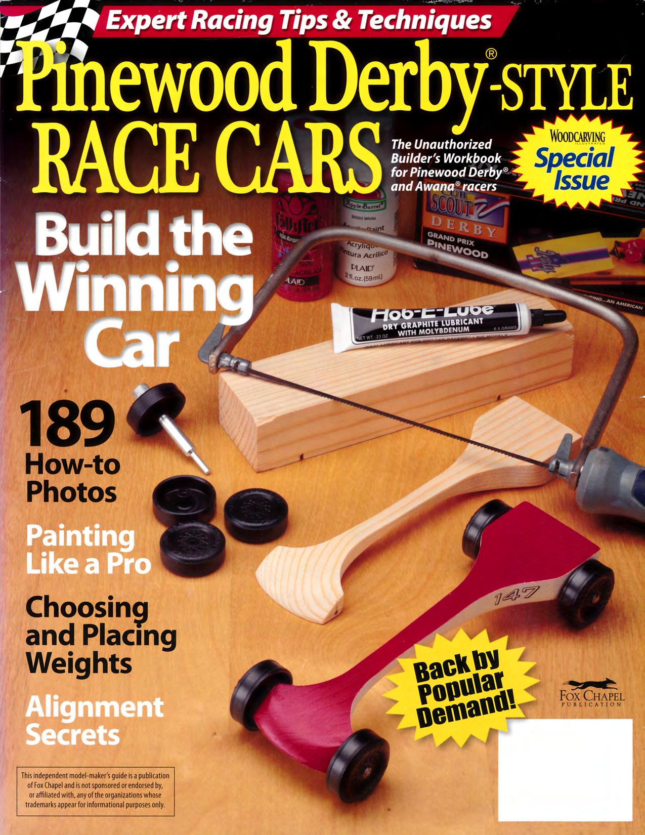 Pinewood Derby-Style Race Cars (Woodcarving Magazine Special Publication) by Unknow