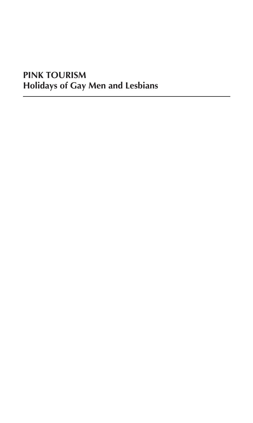 Pink Tourism: Holidays of Gay Men and Lesbians (Cabi Publishing) by H. Hughes