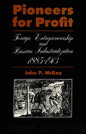 Pioneers for Profit by John P. McKay