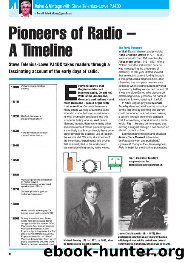Pioneers of Radio - A Timeline by A Timeline