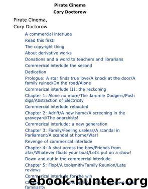 Pirate Cinema by Cory Doctorow