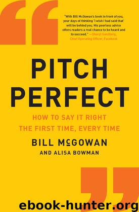 Pitch Perfect by Bill McGowan