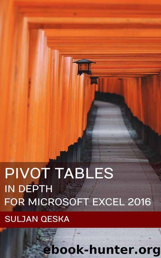 Pivot Tables In Depth For Microsoft Excel 2016 by Suljan Qeska