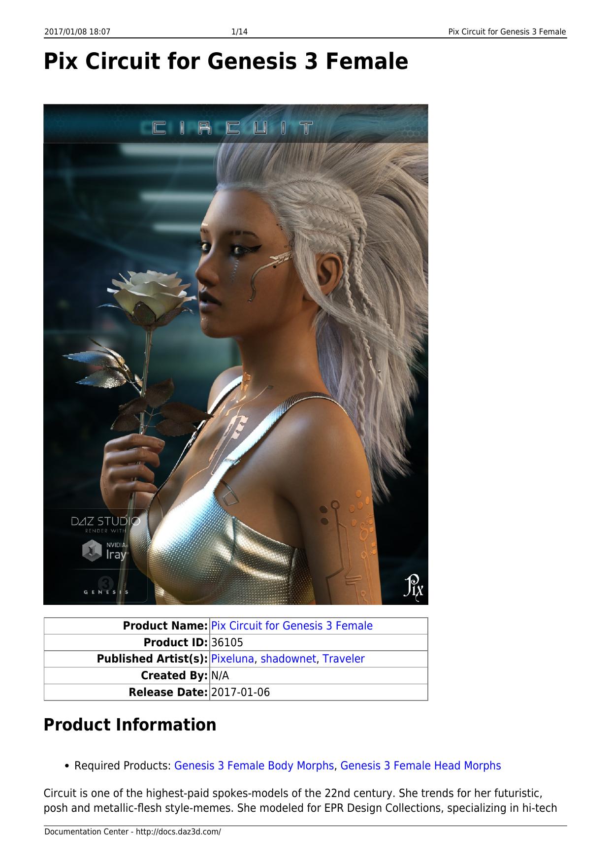 Pix Circuit for Genesis 3 Female by Unknown