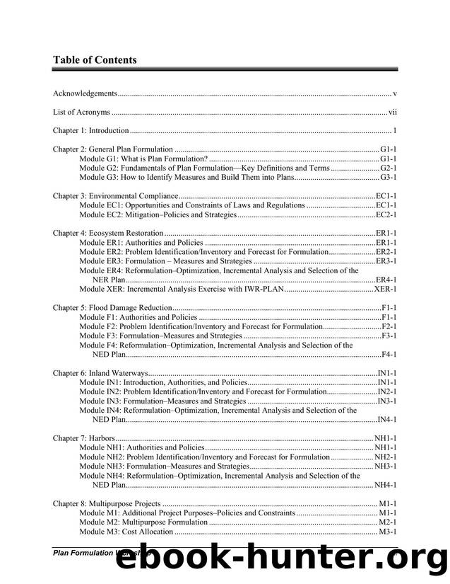 Plan Formulation Reference Volume Chapter 7 by Stephennie Brumley