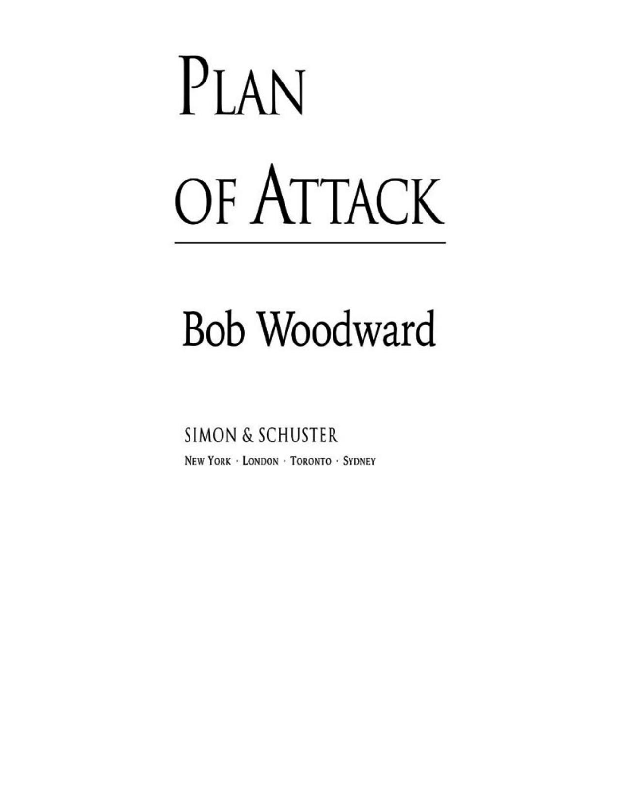 Plan of Attack by Bob Woodward