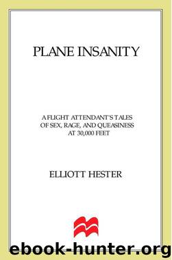 Plane Insanity: A Flight Attendant's Tales of Sex, Rage, and Queasiness at 30,000 Feet by Hester Elliott