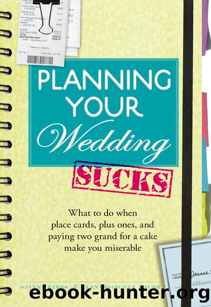Planning Your Wedding Sucks by Joanne Kimes