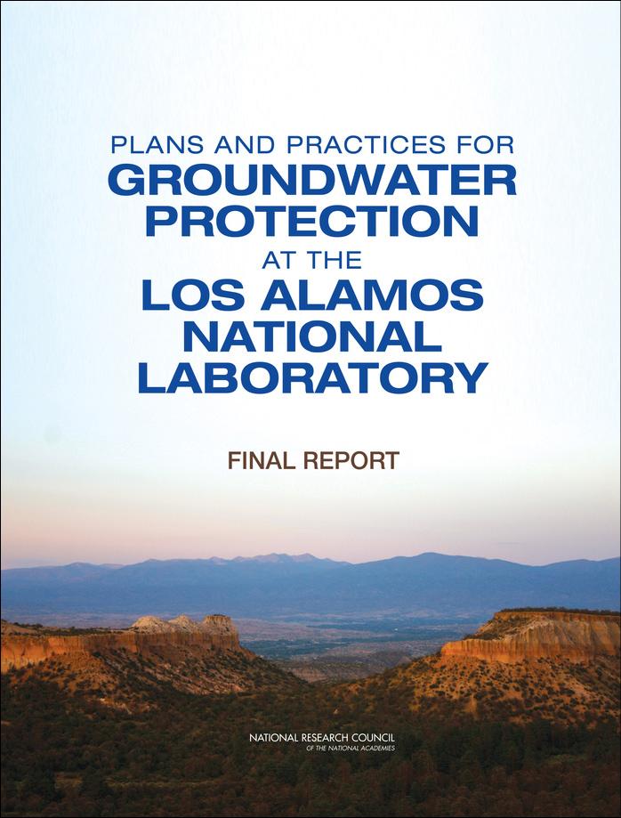 Plans and Practices for Groundwater Protection at the Los Alamos National Laboratory: Final Report by National Research Council