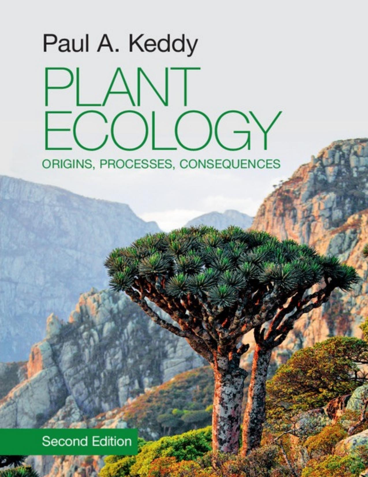Plant Ecology by Keddy Paul A