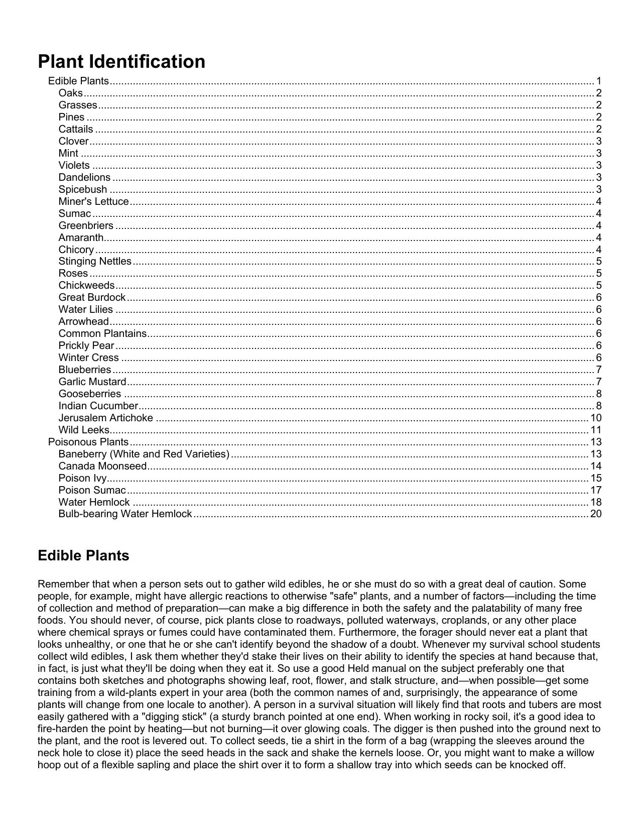 Plant Identification by 21 Pages