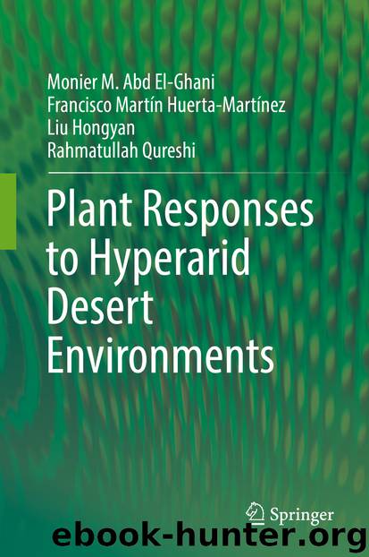 Plant Responses to Hyperarid Desert Environments by Monier M. Abd El-Ghani Francisco Martín Huerta-Martínez Liu Hongyan & Rahmatullah Qureshi