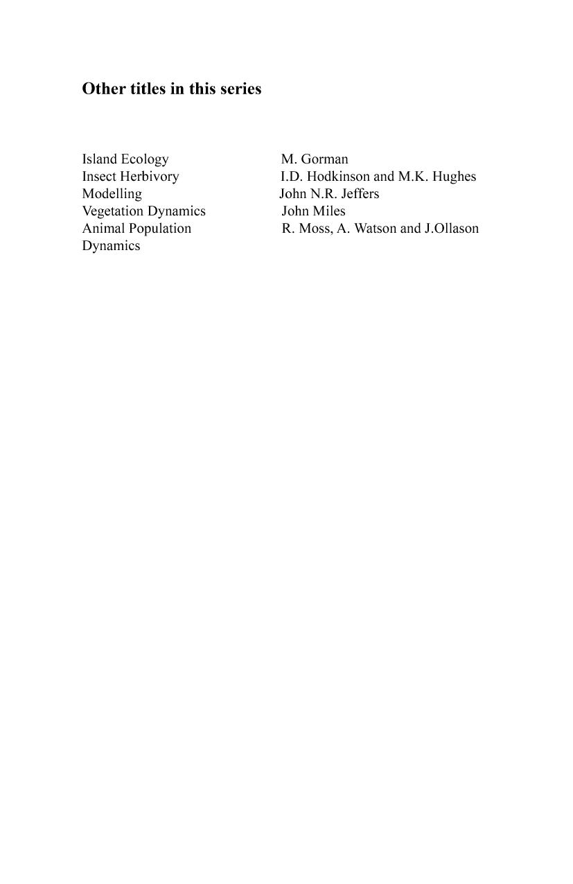 Plant-Atmosphere Relationships by John Grace (auth.)
