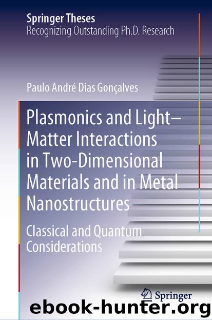 Plasmonics and Light–Matter Interactions in Two-Dimensional Materials and in Metal Nanostructures by Paulo André Dias Gonçalves