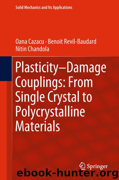 Plasticity–Damage Couplings: From Single Crystal to Polycrystalline Materials by Oana Cazacu & Benoit Revil-Baudard & Nitin Chandola