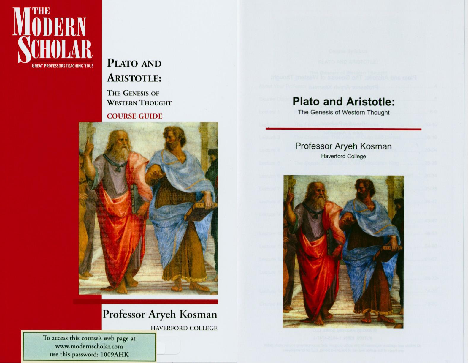 Plato and Aristotle by The Genesis of Western Thought
