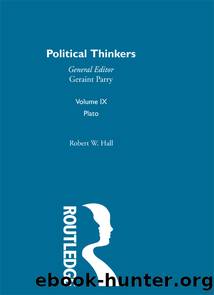 Plato by Hall Robert William