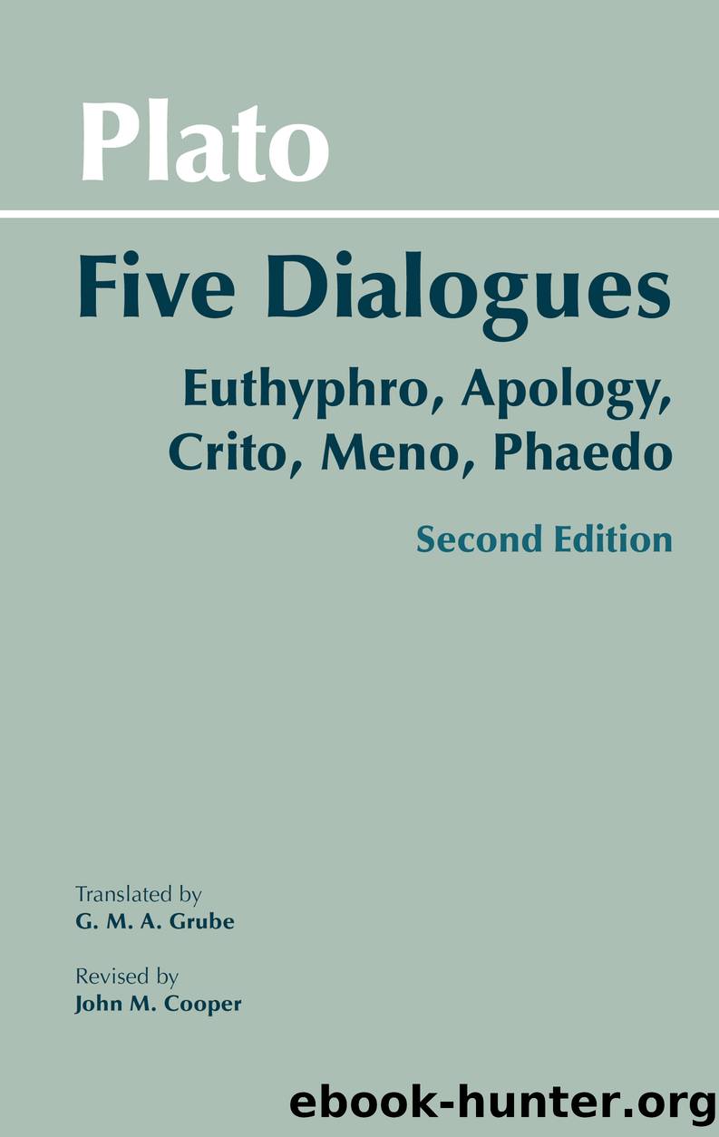 Plato by Plato & John M. Cooper