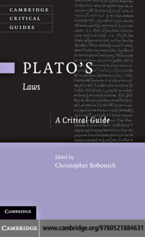 Plato's 'Laws': a critical guide by Bobonich Christopher