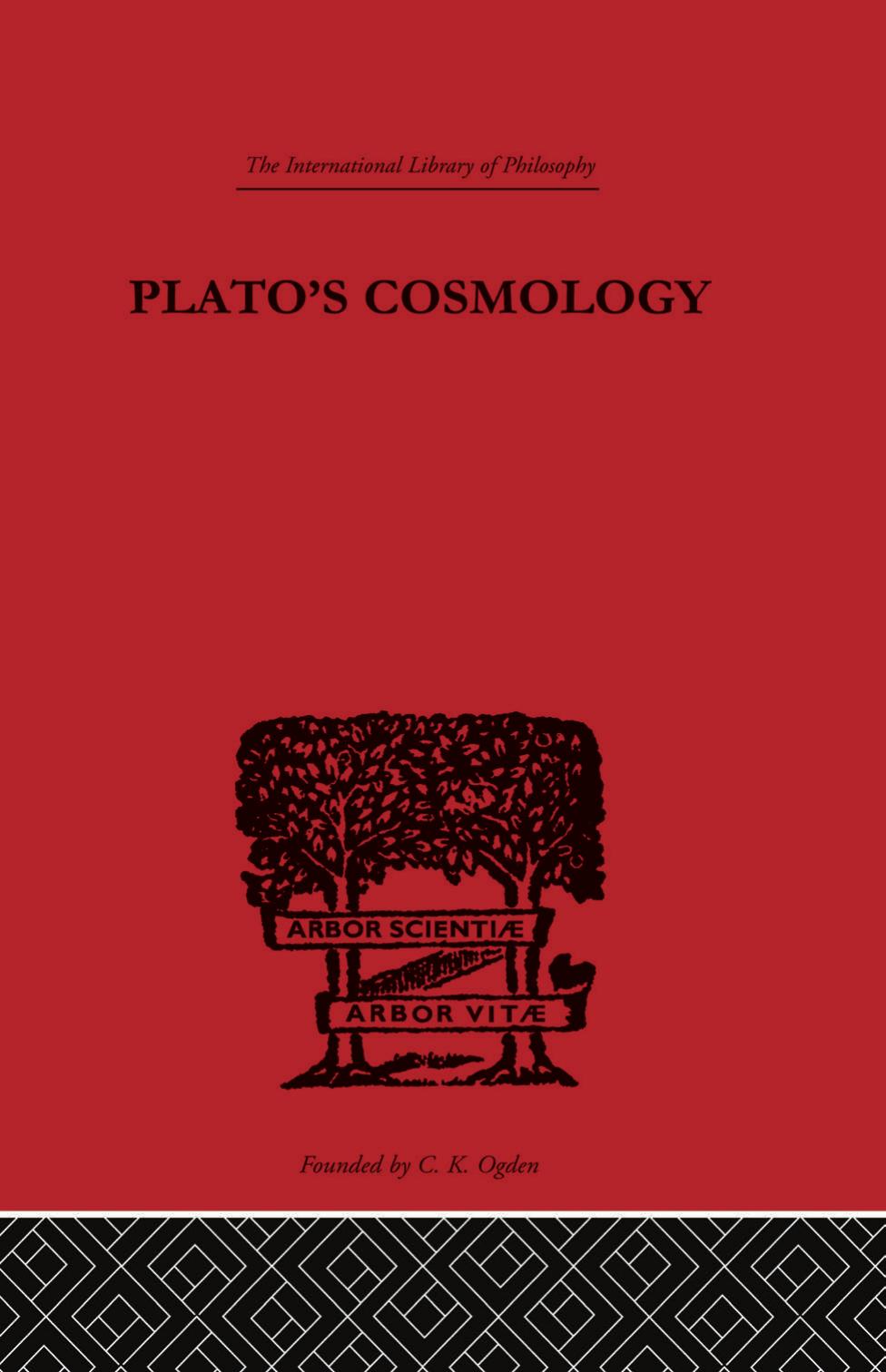 Plato's Cosmology: The Timaeus of Plato by Francis MacDonald Cornford